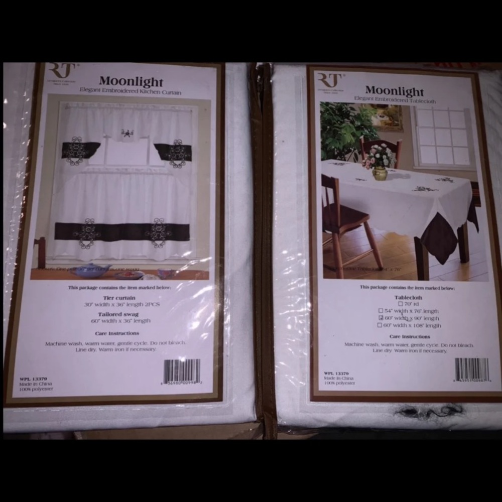 Moonlight kitchen linen set